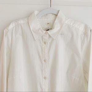 LOFT Softened Button Up Shirt